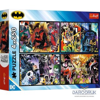 Trefl Puzzle Batman 4x250 el. Trefl (13310)