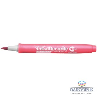 Artline Marker specjalistyczny metaliczny decorite wkład różowy 1,0mm pędzelek końcówka Artline (AR-035 8 8)