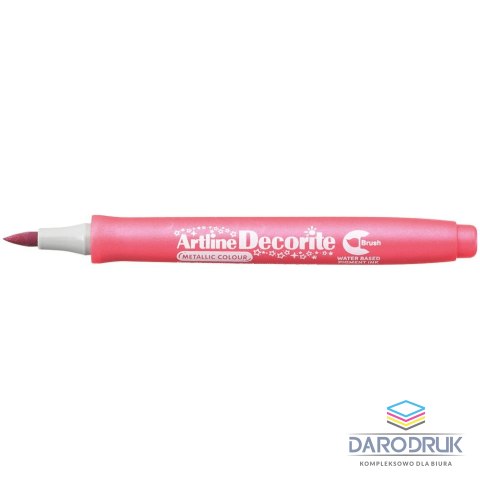 Artline Marker specjalistyczny metaliczny decorite wkład różowy 1,0mm pędzelek końcówka Artline (AR-035 8 8)