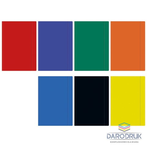 Interdruk Teczka kartonowa na gumkę A4 mix Interdruk (TEGUFMIX)