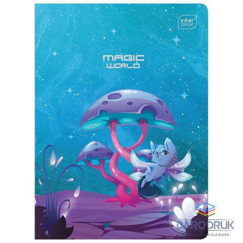 Interdruk Zeszyt A5 METALIC FANTASY 16k. 70g krata Interdruk
