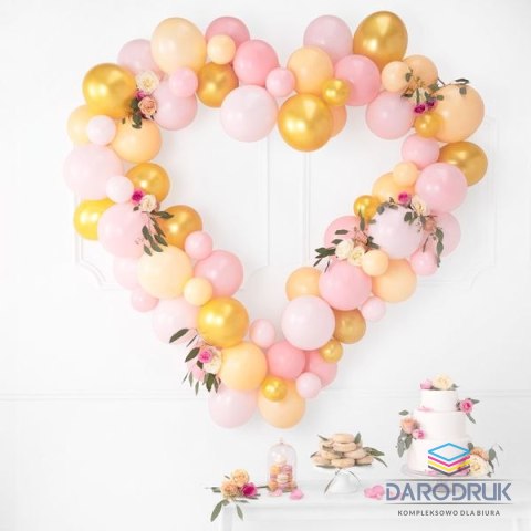 Partydeco Balon gumowy Party Deco BALONY STRONG pastelowy 10 szt różowy pastelowy 270mm Partydeco (SB12P-081J-10)