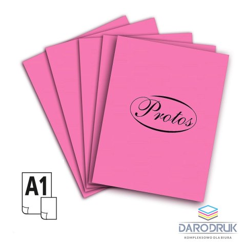 Protos Brystol A1 różowy 160-180g 20k [mm:] 610x860 Protos