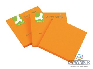 Q-Connect Notes samoprzylepny (karteczki) pomarańczowa 80k [mm:] 76x76 Q-Connect (KF10517)