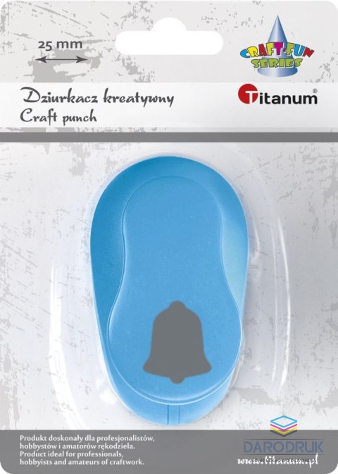 Titanum Dziurkacz ozdobny Craft-Fun Series 25mm dzwon Titanum (T-8810-142)