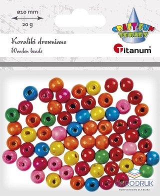 Titanum Ozdoba drewniana Craft-Fun Series koraliki Titanum (22TH401-15)