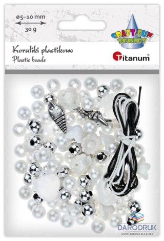 Titanum Perełki Craft-Fun Series zestaw do zrobienia biżuterii Titanum (BR230008-silver)