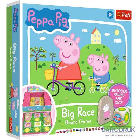 Trefl Gra planszowa Peppa Big race Trefl (02262)
