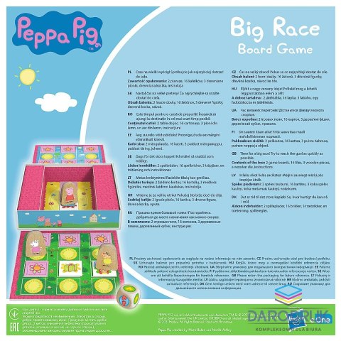 Trefl Gra planszowa Peppa Big race Trefl (02262)