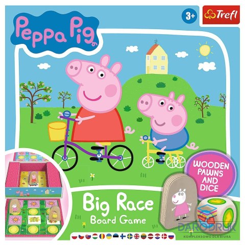 Trefl Gra planszowa Peppa Big race Trefl (02262)