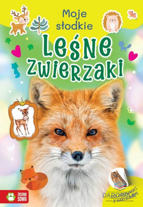Zielona Sowa Książeczka edukacyjna Moje słodkie zwierzaki. Leśne zwierzaki Zielona Sowa
