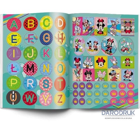 Ameet Książeczka edukacyjna Disney Uczy. Minnie. Kaligrafia Ameet (UKA 9302)