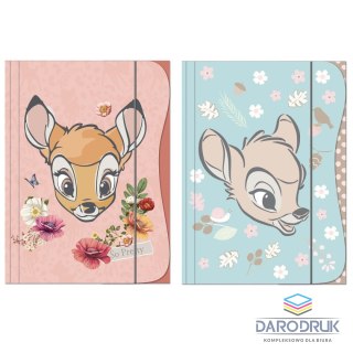 Beniamin Teczka kartonowa na gumkę Bambi A4 miks 270g [mm:] 234x317 Beniamin