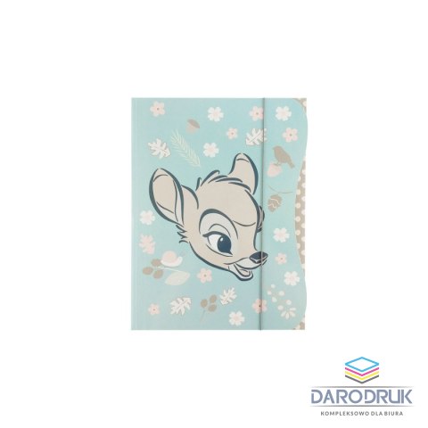 Beniamin Teczka kartonowa na gumkę Bambi A4 miks 270g [mm:] 234x317 Beniamin