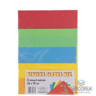 Bibuła gładka mix 700mm x 500mm