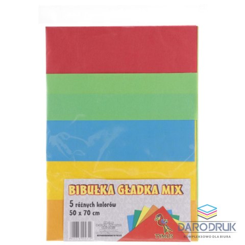 Bibuła gładka mix 700mm x 500mm