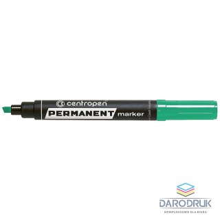 Centropen Marker permanentny 8576 wkład zielony 2,0-5,0mm ścięta końcówka Centropen