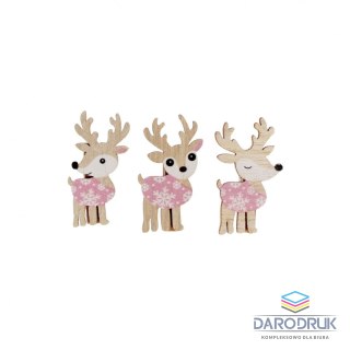 Craft With Fun Ozdoba drewniana Klamerki Xmass Craft With Fun (567218)