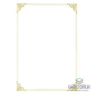 Galeria Papieru Dyplom A4 gold 190g Galeria Papieru (210819)