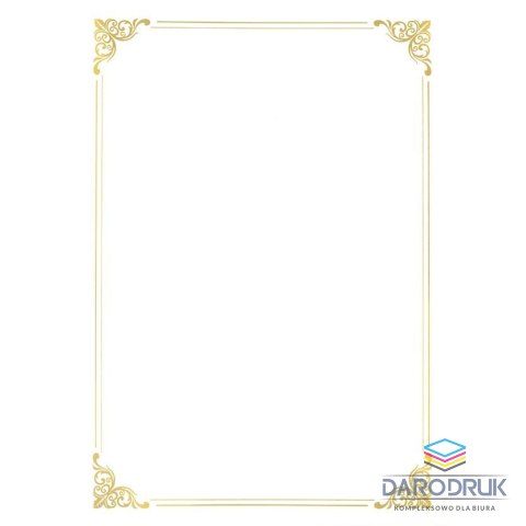 Galeria Papieru Dyplom A4 gold 190g Galeria Papieru (210819)