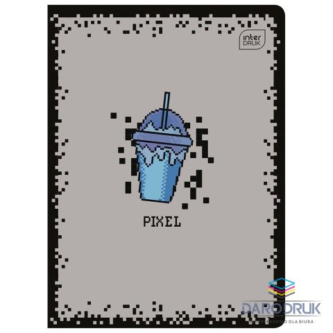 Interdruk Zeszyt A5 PIXEL 16k. 70g linia kolor Interdruk