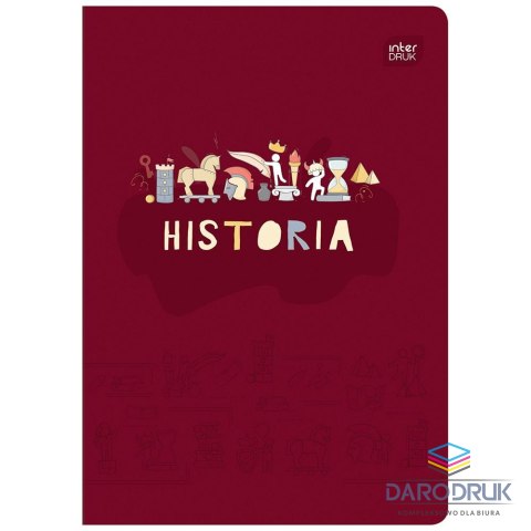 Interdruk Zeszyt tematyczny A5 tematyczny 60k. 70g krata Interdruk (ZE60#HISFSC)
