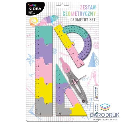 Kidea Komplet geometryczny 4 el. Kidea (ZGPB20CM4K)