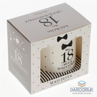 Pan Dragon Kubek wielokrotnego użytku Mad dots 18-stka Pan Dragon