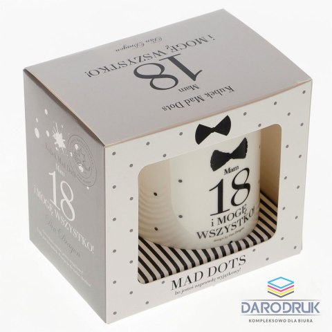 Pan Dragon Kubek wielokrotnego użytku Mad dots 18-stka Pan Dragon