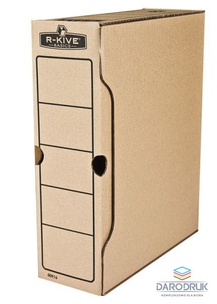 Pudło archiwizacyjne A4 brązowy tektura [mm:] 100x260x 325 (91601)