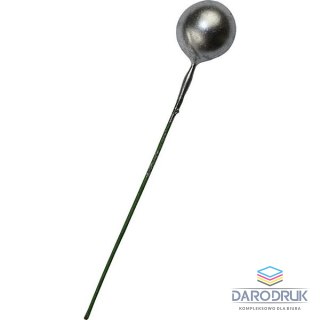 Titanum Ozdoba na piku Craft-Fun Series kulka srebrna Titanum (16088B)