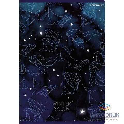 Top 2000 Zeszyt A5 WINTER SAILOR 60k. 70g linia Top 2000 (400157926)