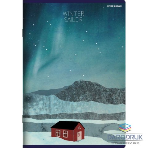 Top 2000 Zeszyt A5 WINTER SAILOR 60k. 70g linia Top 2000 (400157926)