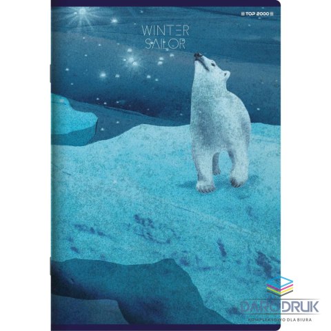 Top 2000 Zeszyt A5 WINTER SAILOR 60k. 70g linia Top 2000 (400157926)