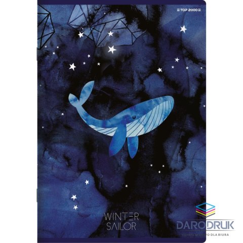 Top 2000 Zeszyt A5 WINTER SAILOR 60k. 70g linia Top 2000 (400157926)