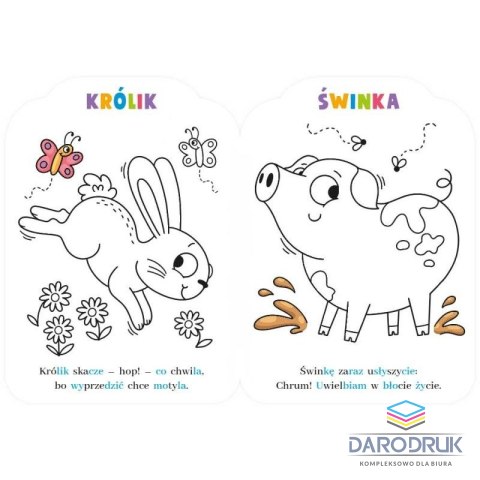 Aksjomat Książeczka edukacyjna Malowanki rymowanki z pieskiem. Czytam sylabami i koloruję Aksjomat