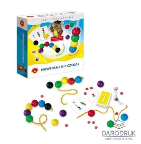 Alexander Gra logiczna nawlekaj nie czekaj Domino Alexander (5906018004113)