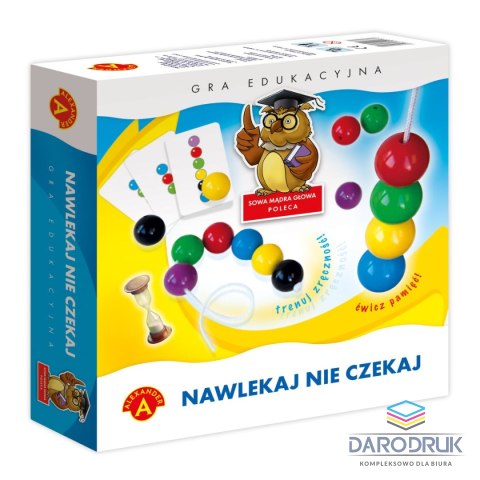 Alexander Gra logiczna nawlekaj nie czekaj Domino Alexander (5906018004113)