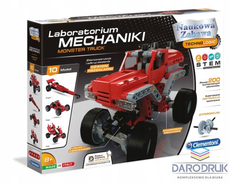 Clementoni Klocki konstrukcyjne Laboratorium Mechaniki Monster Truck Clementoni (CLM50062)