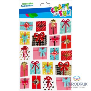 Craft with Fun Naklejka (nalepka) PREZENTY 3D Craft with Fun (501880)