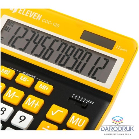 Eleven Kalkulator na biurko Eleven (CDC120BK-ORE)