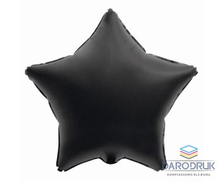 Godan Balon foliowy Gwiazda, matowa, czarna 19cal Godan (BG-HMCZ)