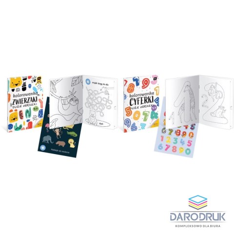 Interdruk Kolorowanka z naklejkami a4/16 Interdruk (590227752002)