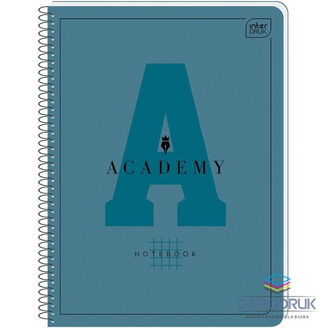 Interdruk Kołozeszyt (kołonotatnik) A4+ ACADEMY Hybry 80k. 90g krata Interdruk