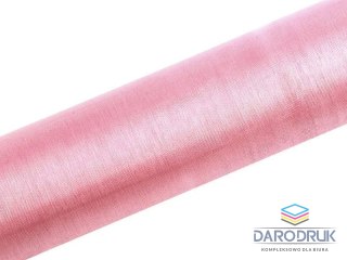 Partydeco Organza organza Gładka 0,16x9 [mm x m] różowa Partydeco (ORP16-081J)