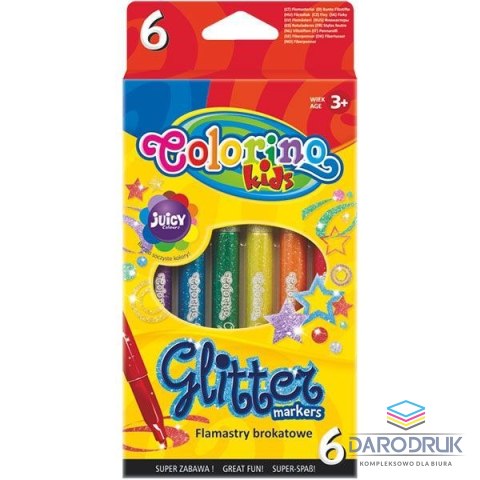 Patio Flamaster Colorino brokatowe 6 kol. Patio (65641PTR)