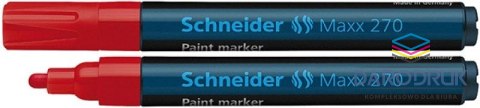 Schneider Marker olejowy Maxx 270 wkład czerwony 1,0-3,0mm okrągła końcówka Schneider (SR127002)