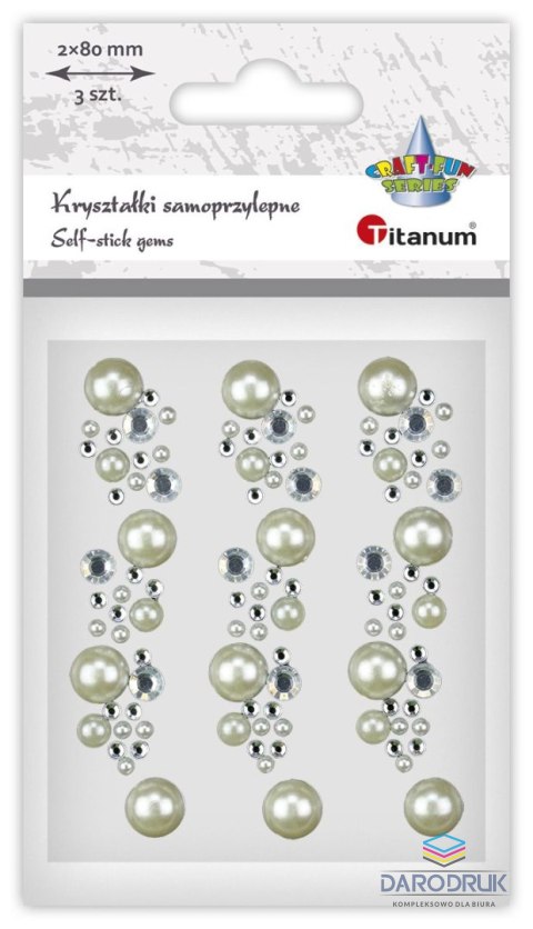 Titanum Kryształki Craft-Fun Series srebrny perłowy Titanum (24MH0326)