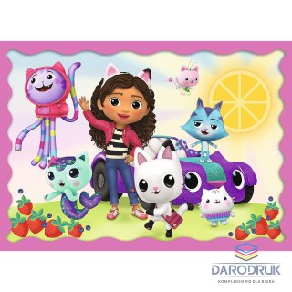 Trefl Puzzle Gabby's Dollhouse 4w1 el. Trefl (34620)
