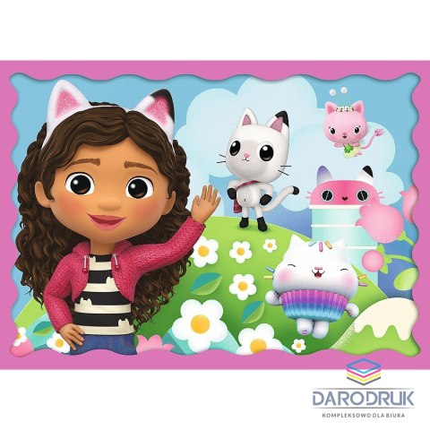 Trefl Puzzle Gabby's Dollhouse 4w1 el. Trefl (34620)